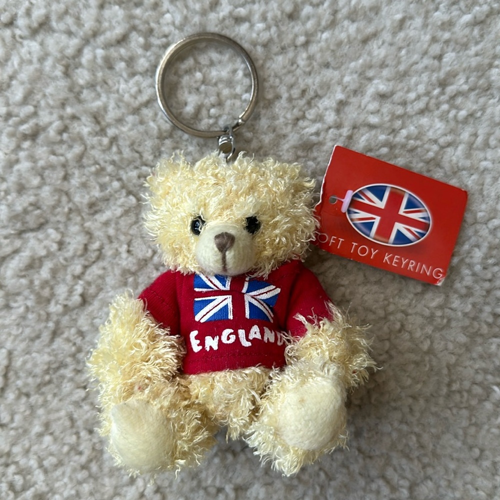 England Stuff Bear Key Ring